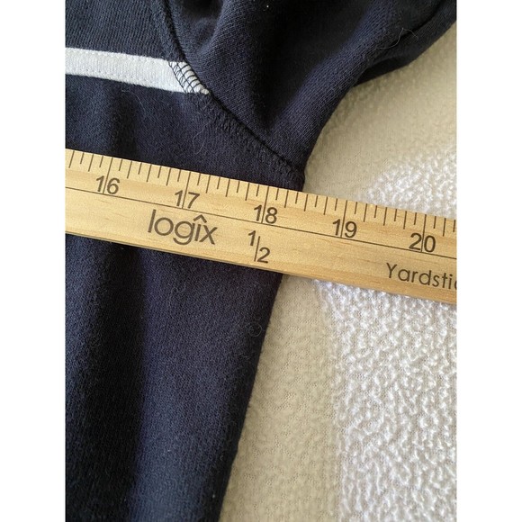 Tommy Hilfiger Hoodie Women's Size Small Long Sleeve Navy Blue Logo Spellout - Picture 6 of 7